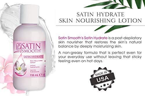 Satin Smooth Post-Wax Hydrating Skin Nourisher Lotion - 4 fl oz, 2 Pack