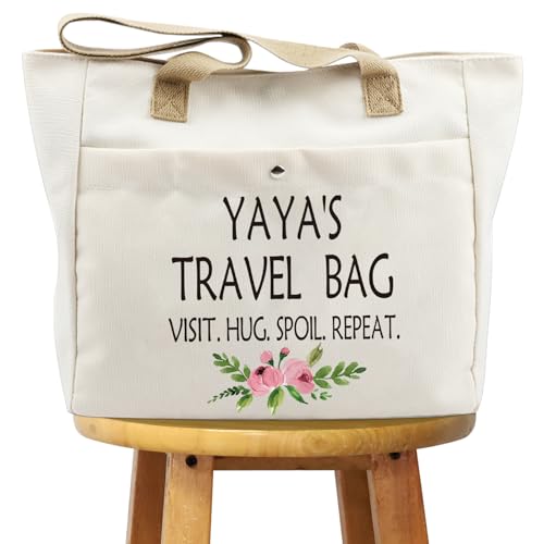 WCGXKO Yaya Tb Tote Bag for Grandma | Mother's Day Gift