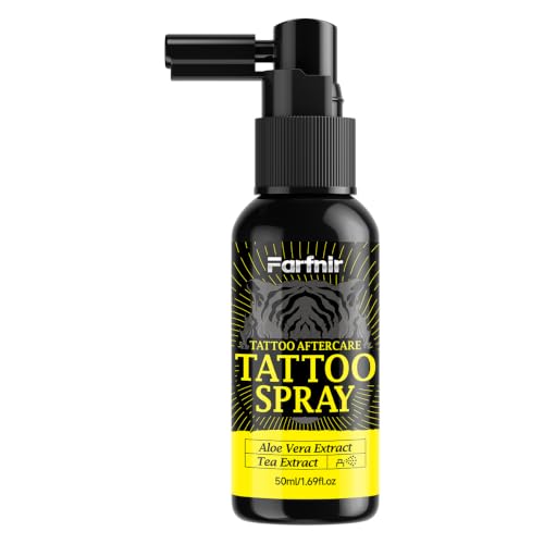 Farfnir Tattoo Spray 50ml - Refreshing Moisturizer for Fresh & Old Ink