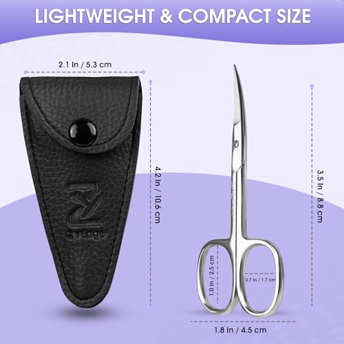 Curved Cuticle Scissors Stainless Steel Manicure Tool for Precise Nail Care