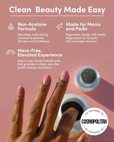 ella+mila Non-Acetone Nail Polish Remover Pot - Travel Size 2.3 fl oz