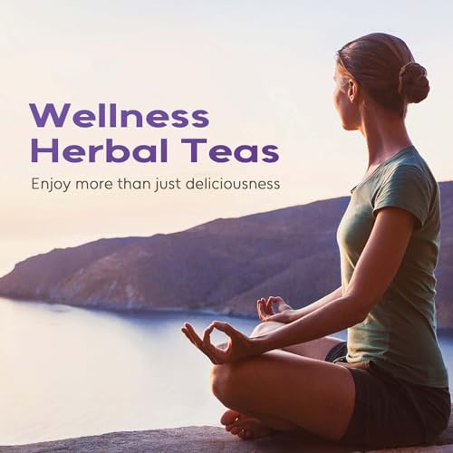 FullChea Hyssop Tea Bags - 50 Count Herbal Infusion, Caffeine-Free