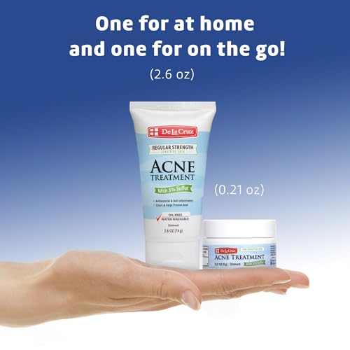De La Cruz 5% Sulfur Acne Treatment Ointment for Sensitive Skin - 0.42 oz