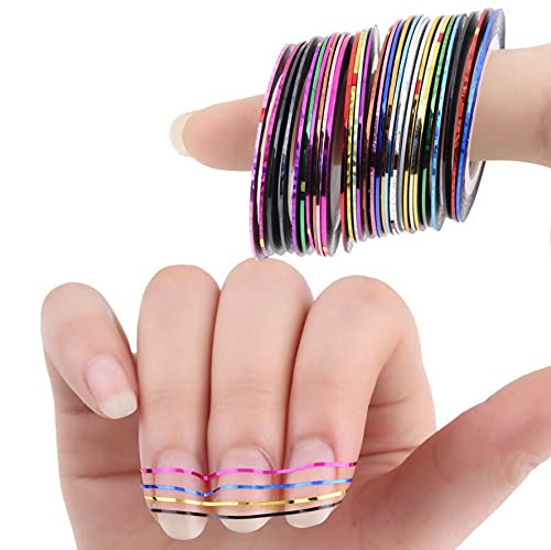 38-Piece Nail Art Striping Tape & Dotting Tools Kit