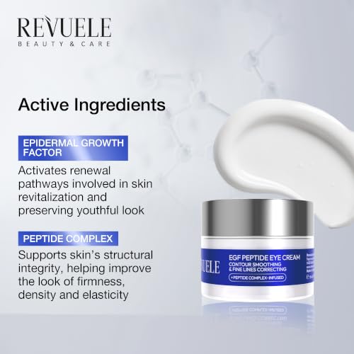 Revuele EGF Peptide Eye Cream – Hydrating Anti-Aging Treatment
