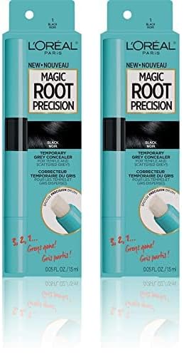 L’Oréal Paris Magic Root Precision Gray Hair Color Concealer Brush - Black, 0.05 fl oz | Instant Coverage