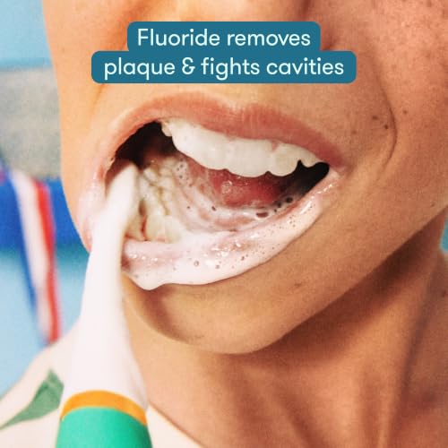 Frida Kids Fluoride Toothpaste Mint Teal 4 oz Cavity Protection & Enamel Support