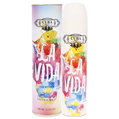 Cuba La Vida Women’s EdP Spray 3.3 oz | Long-Lasting Perfume Gift