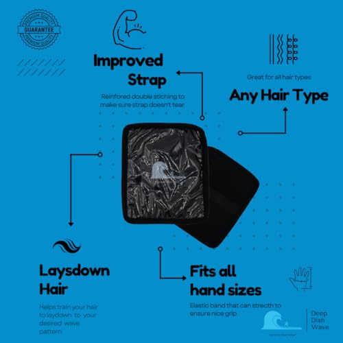 Deep Dish Wave Large Laydown Pad for 360 Hair Waves Training & Styling