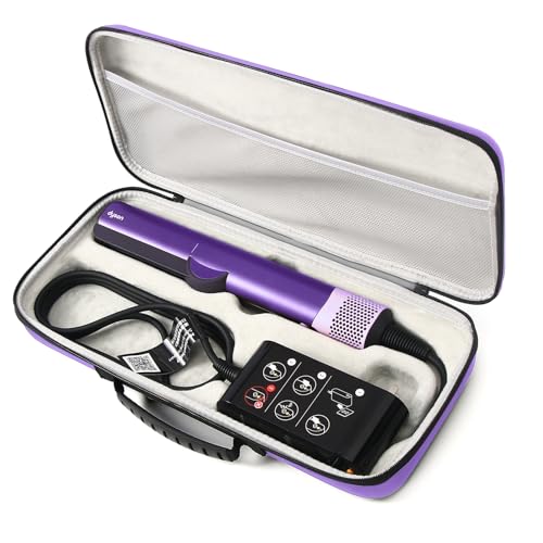 Purple Hard Travel Case for Dyson Airstrait Straightener