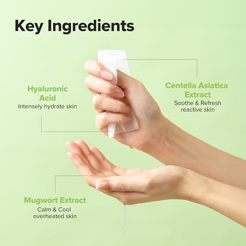 Beauty of Joseon Centella Asiatica Calming Face Mask – Hydrating & Soothing Sheet Masks for All Skin Types, 10 Sheets
