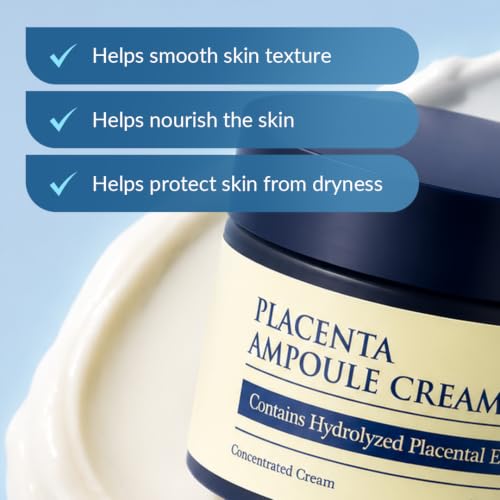 MIZON Placenta Ampoule Cream with Lavender Oil - Anti-Aging Face Cream