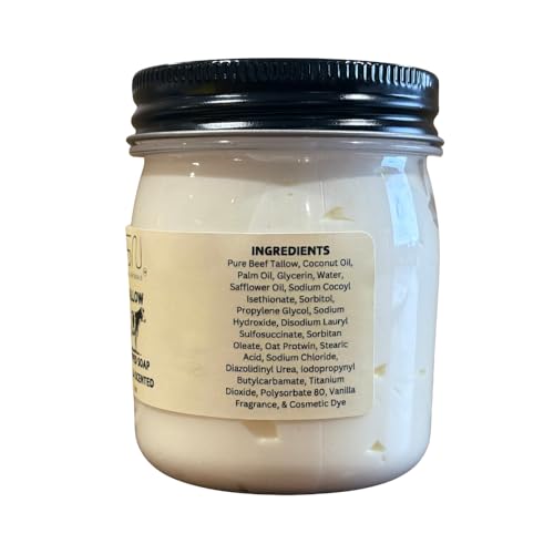 Seoul Naturals Vanilla Scented Whipped Soap - 8 oz Nourishing Cleanser