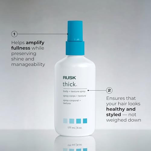 RUSK Thick Body and Texture Amplifier Spray for Fine and Limp Hair