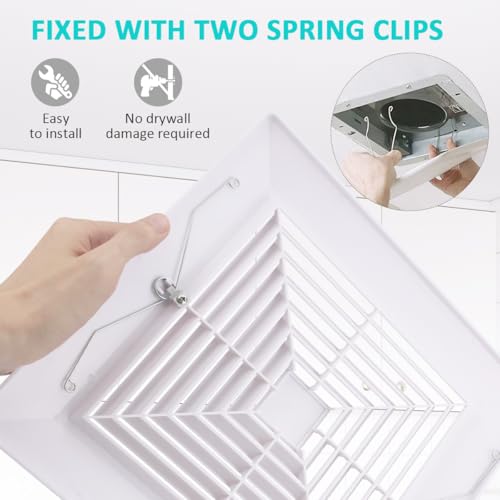EAGLEGGO 12x12 Inches Bathroom Exhaust Fan Grille Cover
