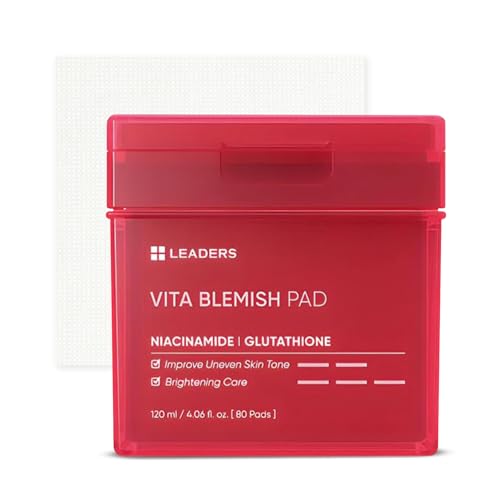 LEADERS Vita Blemish Pads | Gentle Vegan Skin Solution | 80 Pads