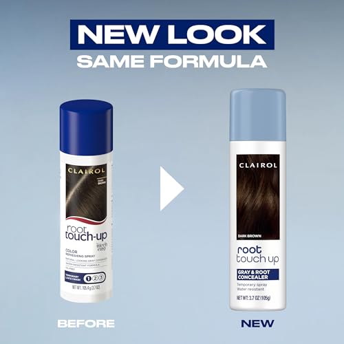 Clairol Root Touch-Up Temporary Hair Coloring Spray, Medium Brown Hair Color | Instant Natural-Looking Gray Root Coverage | Ammonia Free | Lightweight Formula | Pack of 1