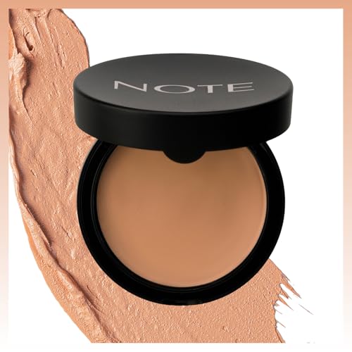 NOTE Luminous Silk Compact Powder Foundation - 01 Beige, Buildable Coverage