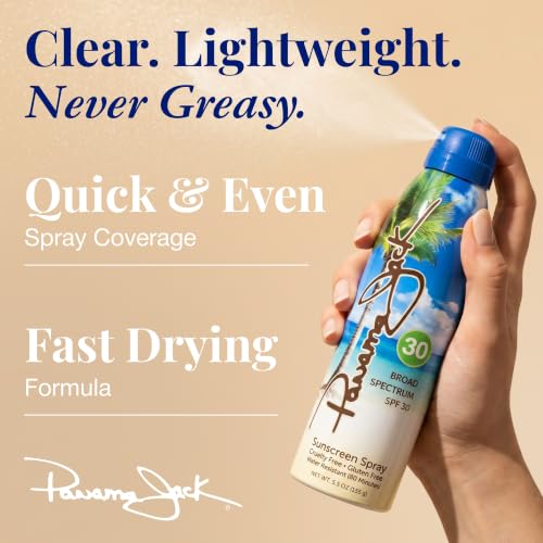 Panama Jack SPF 30 Continuous Spray Sunscreen - 5.5 OZ, Water Resistant, Broad Spectrum UVA/UVB Protection