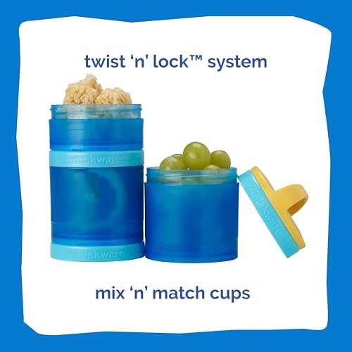 Whiskware Stackable Snack Containers for Kids - 3 Cup Set