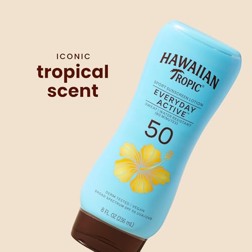 Hawaiian Tropic Everyday Active SPF 50 Sunscreen Lotion - 8 Fl Oz