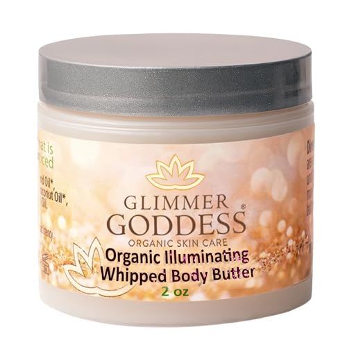 Glimmer Goddess Whipped Shimmer Body Butter - Organic Shea Bronze Glow