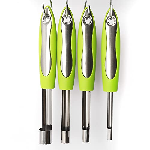 FREESHU Apple Corer Set - 4 Sizes with Ergonomic Handle