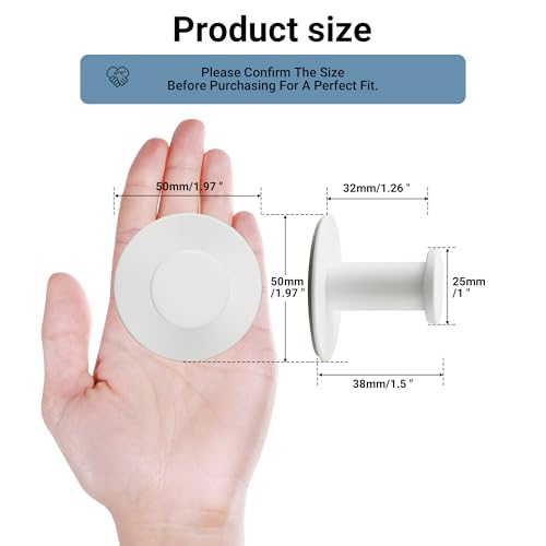 SAYAYO Self-Adhesive Hooks - Waterproof Stainless Steel, 4 Pack