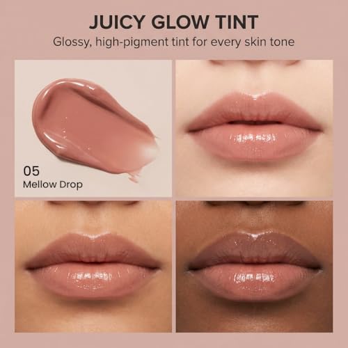 Peptide Infused Lip Gloss with Glassy Finish - Hydrating & Volumizing Lip Tint