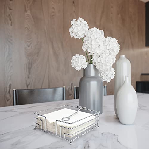 Blue Donuts Modern Wire Napkin Holder for Dining Tables