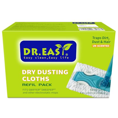 Dr. Easy Disposable Mopping Pads 72ct - Fits Swiffer & More