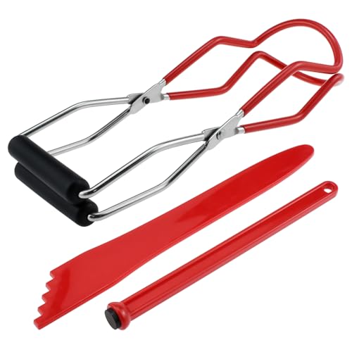 Aifeier ET Canning Tools Kit - Bubble Popper, Lid Lifter & Tongs