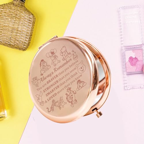 KEYCHIN Bear-RG Honey Bear Compact Pocket Mirror - Makeup Tool