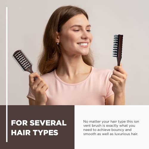 Spornette Ion Fusion Vented Brush for Blow Drying & Styling