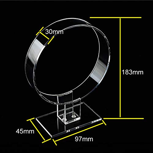Clear Acrylic Headband Display Stand - 2 Pack Hair Accessory Organizer