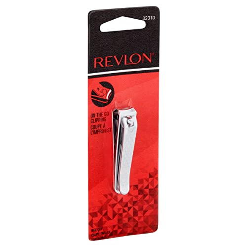 Revlon Compact Nail Clipper Set - Silver, Pack of 2 with File