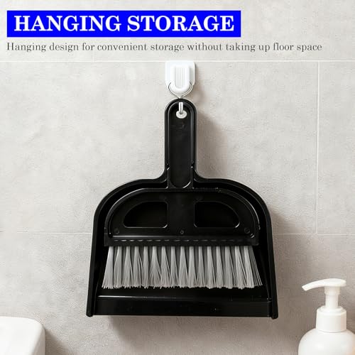 Compact Mini Dustpan and Brush Set for Home and Office