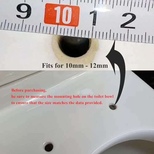 9mm Toilet Seat Screws Kit for Kohler Models - Set of 4