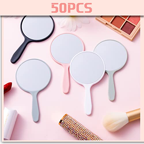 Vinsot 50-Piece Handheld Mirrors Set - Compact Travel Makeup Mirrors