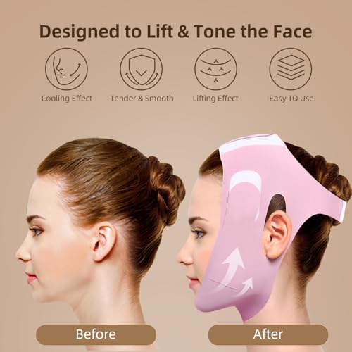 V-Line Chin Strap for Sleep & Yoga - Reusable Jaw & Face Shaping Band