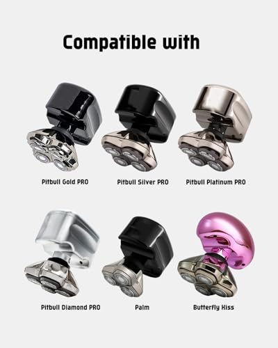 8-Pack Pitbull Shaver Replacement Blades for Gold & Silver PRO