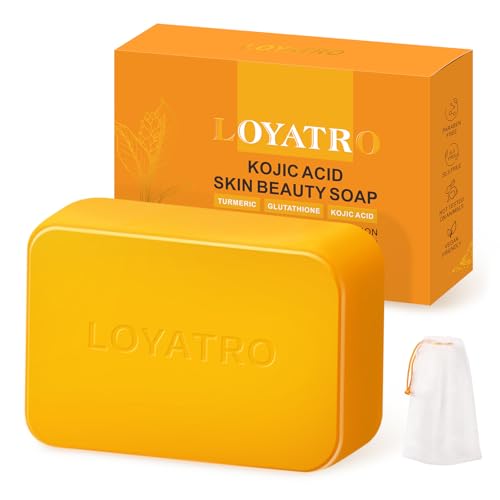 Kojic Acid Turmeric Soap Bar for Dark Spots & Sensitive Skin