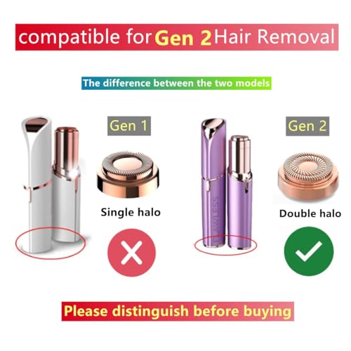 Replacement Heads for Finishing Touch Flawless Gen 2, 6-Pack