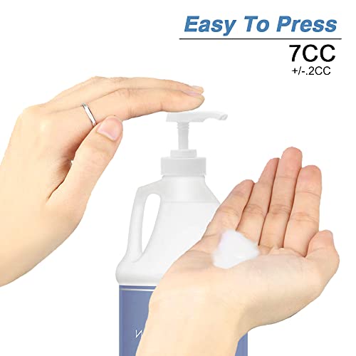 AMORIX 8 Pack Gallon Jug Pump Dispenser, 38/400 Replacement for Shampoo