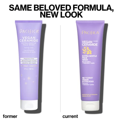 Pacifica Gentle Face Wash for Sensitive Skin - Vegan & Fragrance-Free