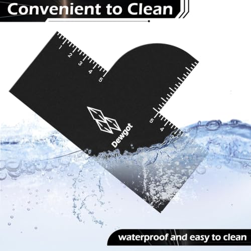 Dewgot Barber Hairline Shaping Tool - Reusable Edge Line Up Card (3PCS)