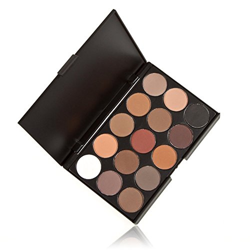 Pure Vie 15 Colors Eyeshadow Palette - Matte, Shimmer & Metallic Eye Makeup Set