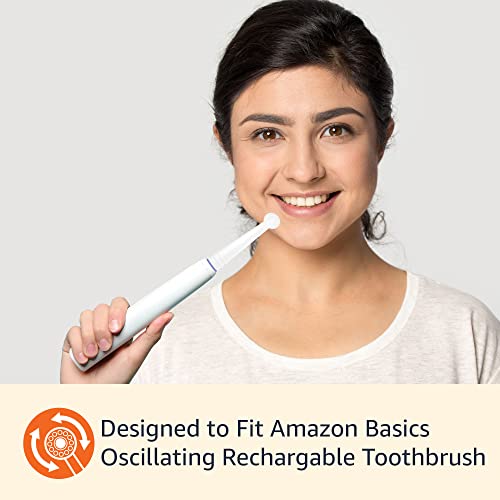 Amazon Basics Electric Toothbrush Replacement Heads for Oral-B, 3 Pack