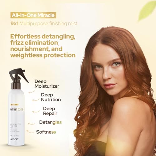 Image All-in-One Leave-In Hair Treatment 9-in-1 Hydrating & Protecting Mist - 8.11 Fl Oz