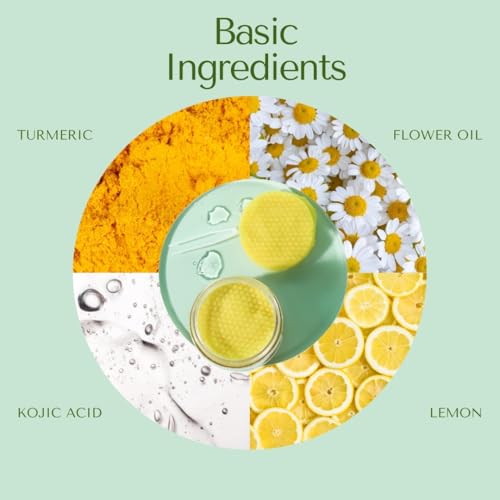 FAJERU Turmeric Kojic Acid Exfoliating Cleansing Pads – 50 Count